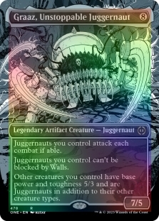 Graaz, Unstoppable Juggernaut (Borderless) (Step-and-Compleat Foil)