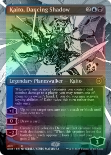 Kaito, Dancing Shadow (Borderless) (Step-and-Compleat Foil)