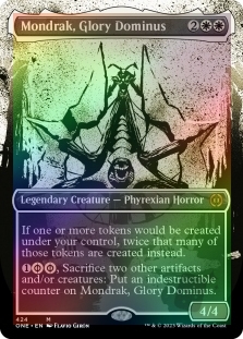 Mondrak, Glory Dominus (Ichor Borderless) (Step-and-Compleat Foil)