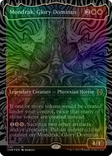 Mondrak, Glory Dominus (Oil Slick Raised Foil)