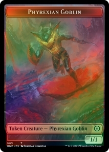 Rebel Token (5) // Phyrexian Goblin Token (3)