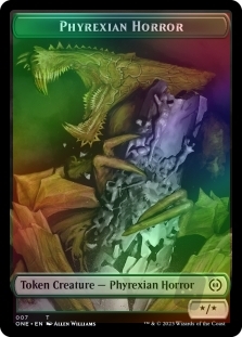 Phyrexian Mite Token (11) // Phyrexian Horror Token (7)