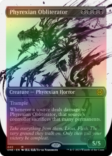 Phyrexian Obliterator (Ichor Borderless) (Step-and-Compleat Foil)