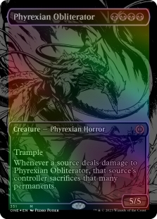 Phyrexian Obliterator (Oil Slick Raised Foil)