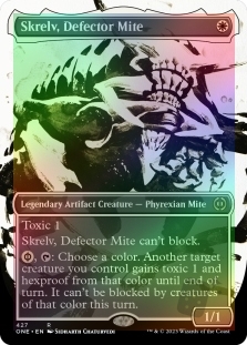 Skrelv, Defector Mite (Ichor Borderless) (Step-and-Compleat Foil)
