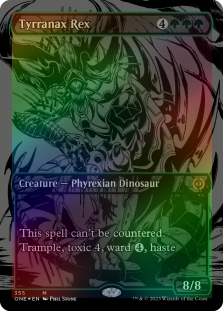 Tyrranax Rex (Oil Slick Raised Foil)