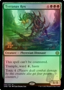 Tyrranax Rex (Phyrexia: All Will Be One Prerelease)
