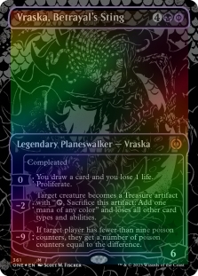 Vraska, Betrayal's Sting (Oil Slick Raised Foil)