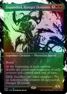 Zopandrel, Hunger Dominus (Ichor Borderless) (Step-and-Compleat Foil)