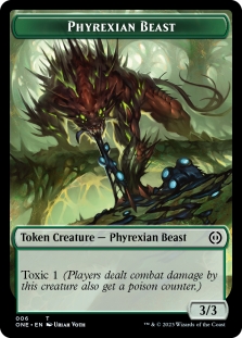 Phyrexian Beast Token (6)
