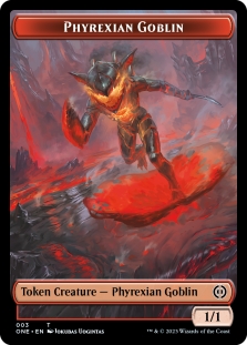 Phyrexian Goblin Token (3) // Phyrexian Mite Token (11)