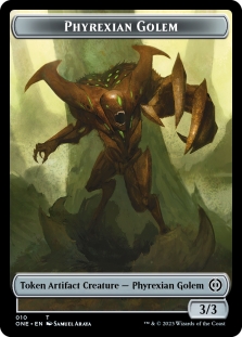Phyrexian Golem Token (10)