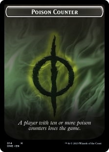 Poison Counter (14) // Phyrexian Mite Token (12)