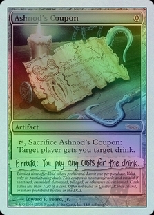 Ashnod's Coupon (Arena)