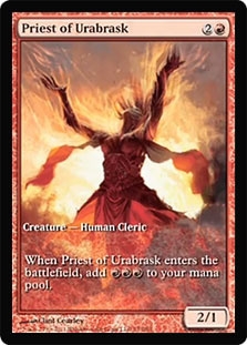 Priest of Urabrask (New Phyrexia Game Day)
