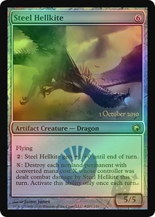 Steel Hellkite (Scars of Mirrodin Launch)