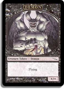 Demon Token (Mirrodin) (Player Rewards)