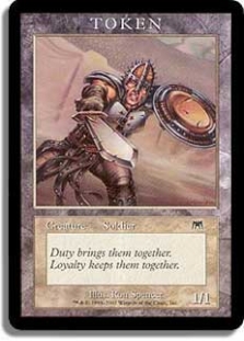 Soldier Token (Onslaught) (Player Rewards)