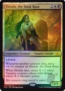 Elenda, the Dusk Rose (Rivals of Ixalan Prerelease)