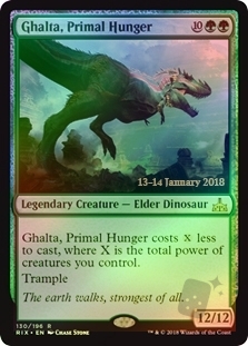 Ghalta, Primal Hunger (Rivals of Ixalan Prerelease)