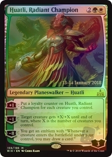 Huatli, Radiant Champion (Prerelease Foil)