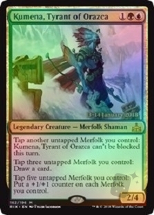 Kumena, Tyrant of Orazca (Prerelease Foil)