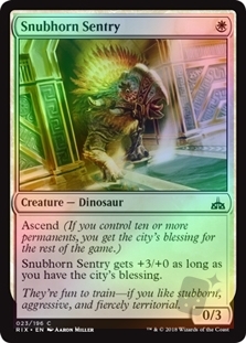 Snubhorn Sentry