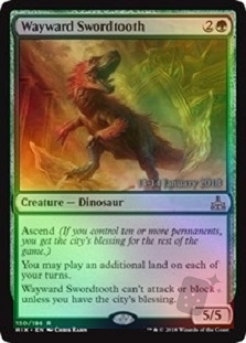 Wayward Swordtooth (Prerelease Foil)