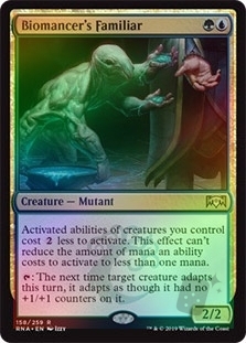 familiar biomancer allegiance ravnica foil singles