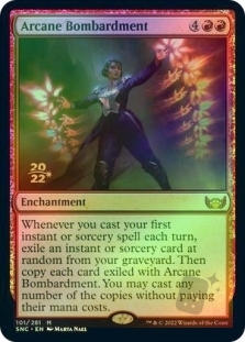 Arcane Bombardment (Streets of New Capenna Prerelease)