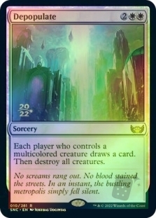 Depopulate (Streets of New Capenna Prerelease)