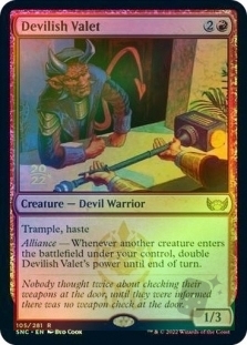Devilish Valet (Streets of New Capenna Prerelease)