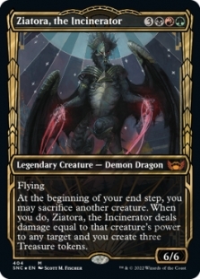 Ziatora, the Incinerator (Showcase)(Gilded Foil)