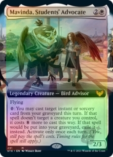 Mavinda, Students' Advocate (Extended Art)