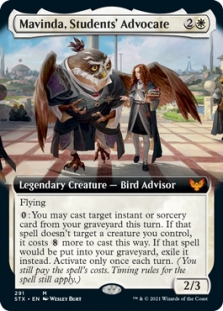 Mavinda, Students' Advocate (Extended Art)