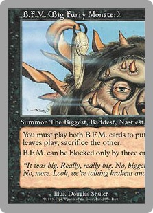 B.F.M. (Big Furry Monster)(Left)