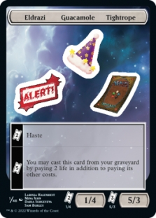 Eldrazi Guacamole Tightrope Sticker Sheet (1/48)