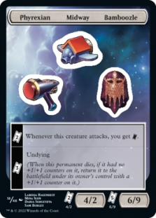 Phyrexian Midway Bamboozle Sticker Sheet (18/48)