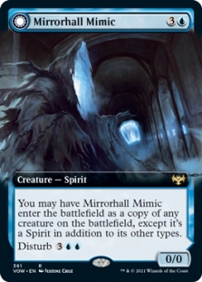 Mirrorhall Mimic (Extended Art) // Ghastly Mimicry (Extended Art)