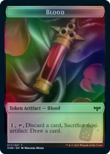 Blood Token (17/21) // Slug Token (6/21)