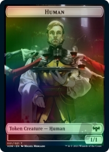 Human Token (1/21) // Human Soldier Token (15/21)