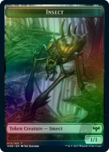 Insect Token (13/21) // Slug Token (6/21)