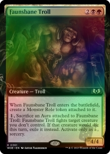 Faunsbane Troll (Extended Art)