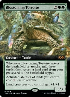 Blossoming Tortoise (Extended Art)