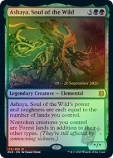 Ashaya, Soul of the Wild (Zendikar Rising Prerelease)