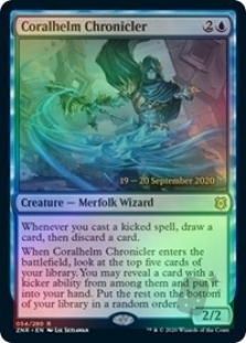 Coralhelm Chronicler (Zendikar Rising Prerelease)