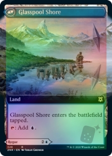 Glasspool Mimic (Extended Art) // Glasspool Shore (Extended Art)