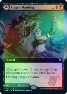 Hagra Mauling // Hagra Broodpit (Zendikar Rising Prerelease)
