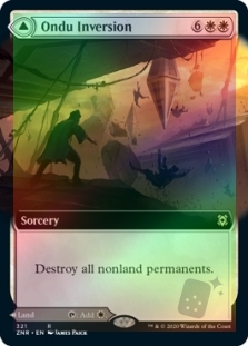 Ondu Inversion // Ondu Skyruins (Zendikar Rising Prerelease)