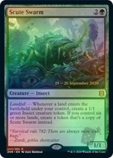 Scute Swarm (Zendikar Rising Prerelease)